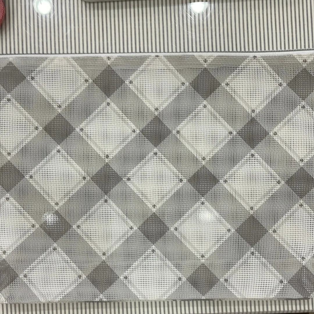 Grey Plaid Project Bag A-ISE PB charcoal