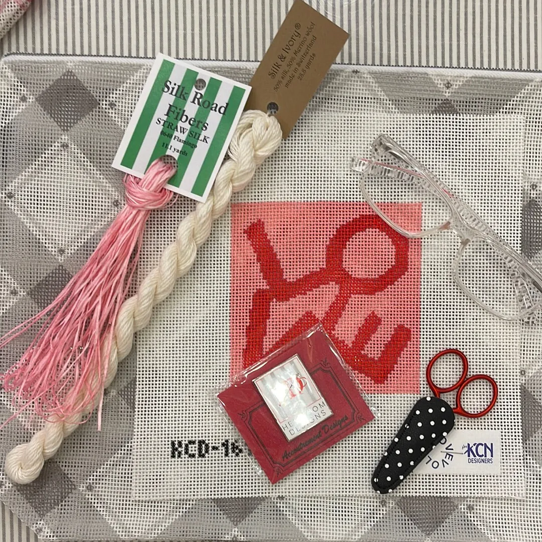 Grey Plaid Project Bag A-ISE PB charcoal