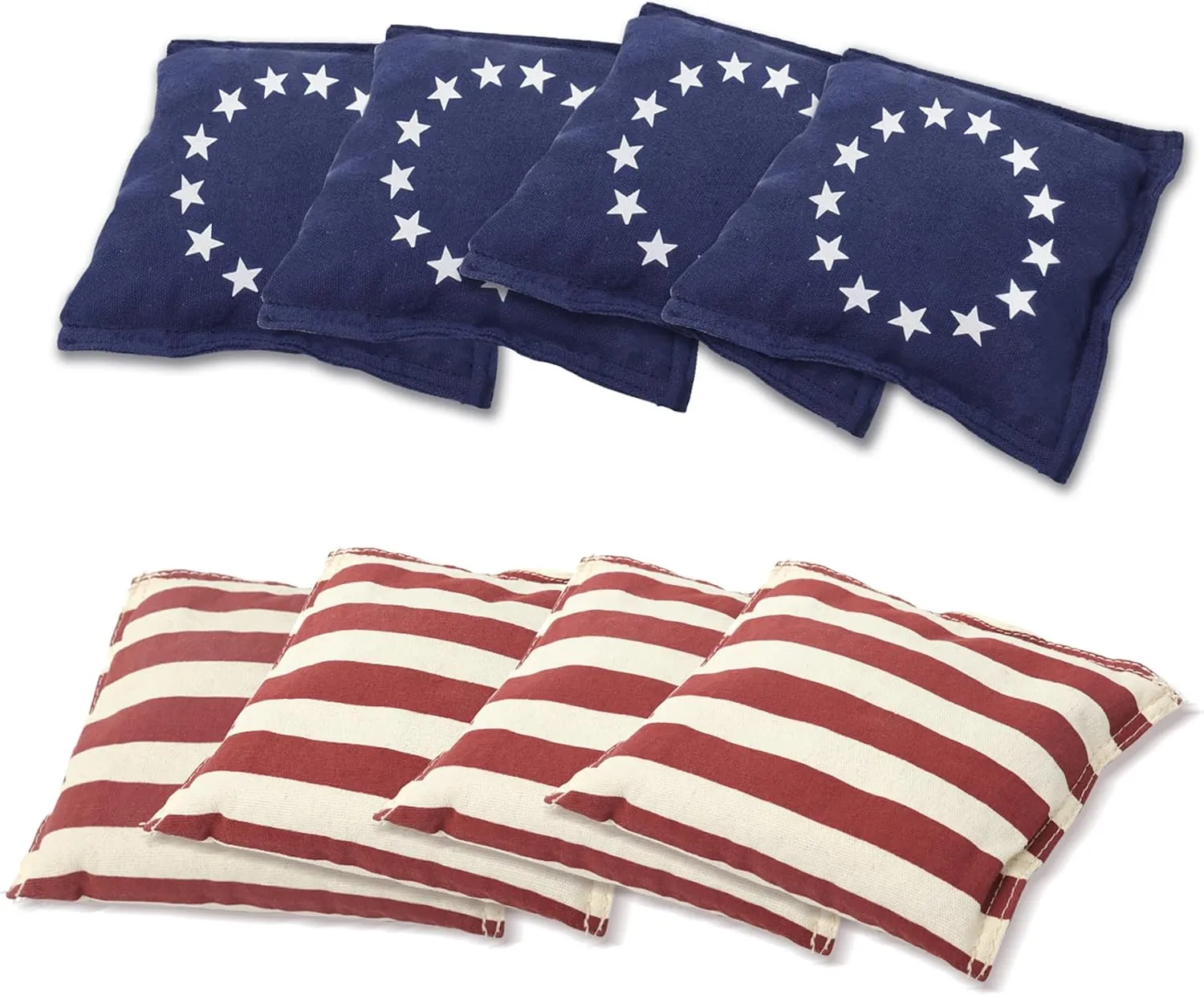 GSE Games & Sports Expert Set of 8 Premium Weather Resistant Cornhole Bags. Regulation Size and Weight Bean Bags for Cornhole Toss Games (Several Styles Available)