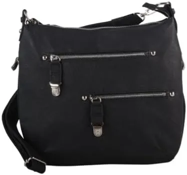 GTM Gun Tote'n Mamas Concealed Carry Chrome Zip Handbag
