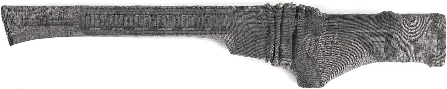 GUGULUZA 4-Pack Thick Gun Socks for Storage Rifle and Shotguns with or without Scope, Silicone-Treated, Drawstring Closure, 52 Inches