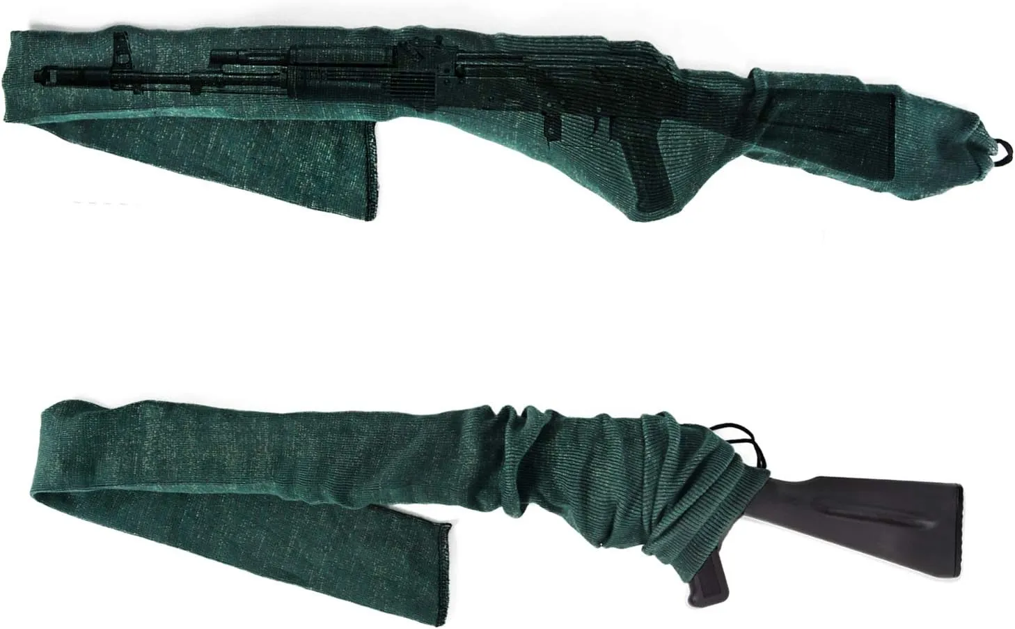 GUGULUZA 6-Pack Extra-Thick Gun Socks for Rifle and Shotguns, 54” Knit Silicone-Treated Rifle Sock Long Guns Sleeves for Storage