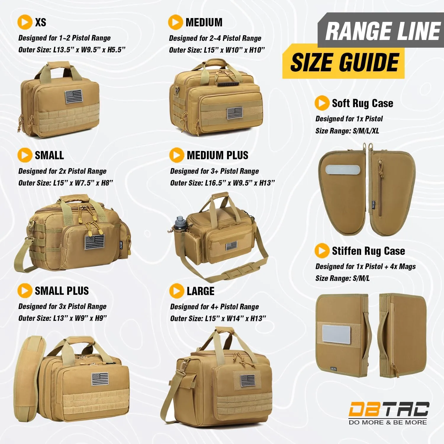 Gun Case Bag Small | Tactical 2-Pistol Bag Handgun Duffle Bag w/Lockable Zipper for Shooting Range Hunting Sports | US Flag Patch   MOLLE Pouch   Universal Holster Included