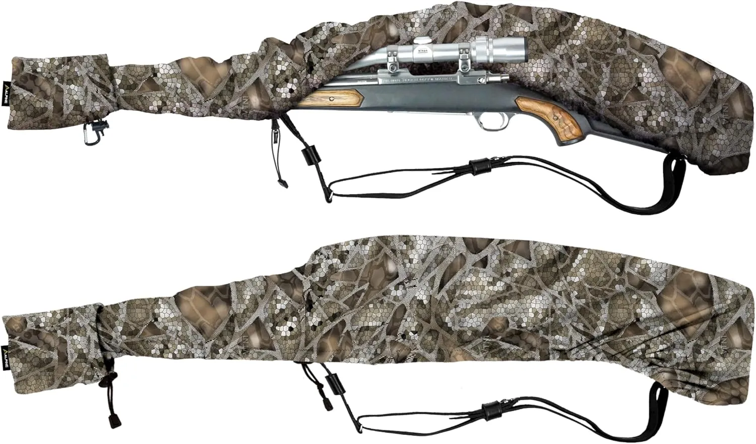 Gun Slicker - Scoped Rifle & Shotgun Case, Waterproof Camo Rifle Sleeve Cover, Fast Access Gun Pack - 38' to 56'