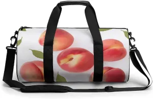 Gym Bags Small Peach Duffel Bag Overnight Bag with Shoe Compartment Carryon Bag for Men Women