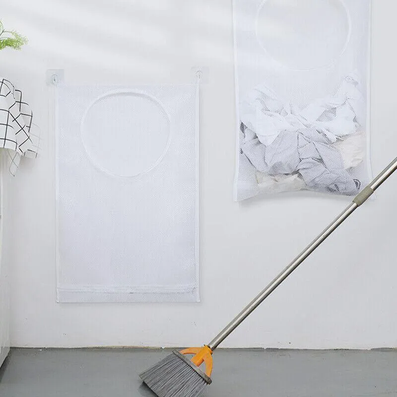 Hanging Laundry Bag 1PC 2Colours 2Styles 77x50cm