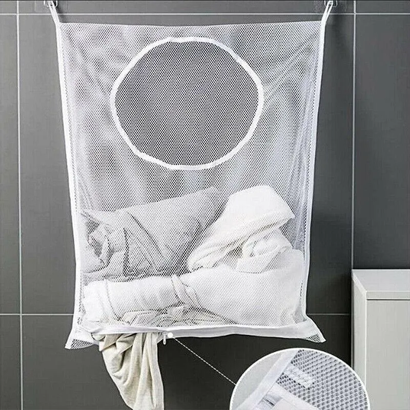 Hanging Laundry Bag 1PC 2Colours 2Styles 77x50cm