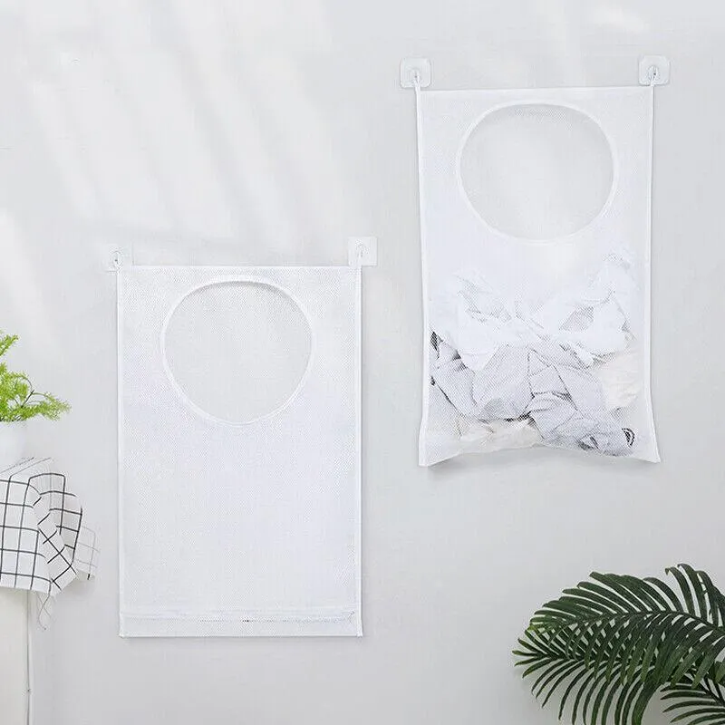 Hanging Laundry Bag 1PC 2Colours 2Styles 77x50cm