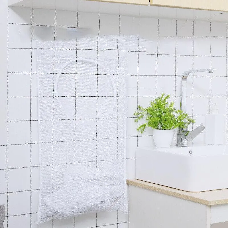 Hanging Laundry Bag 1PC 2Colours 2Styles 77x50cm