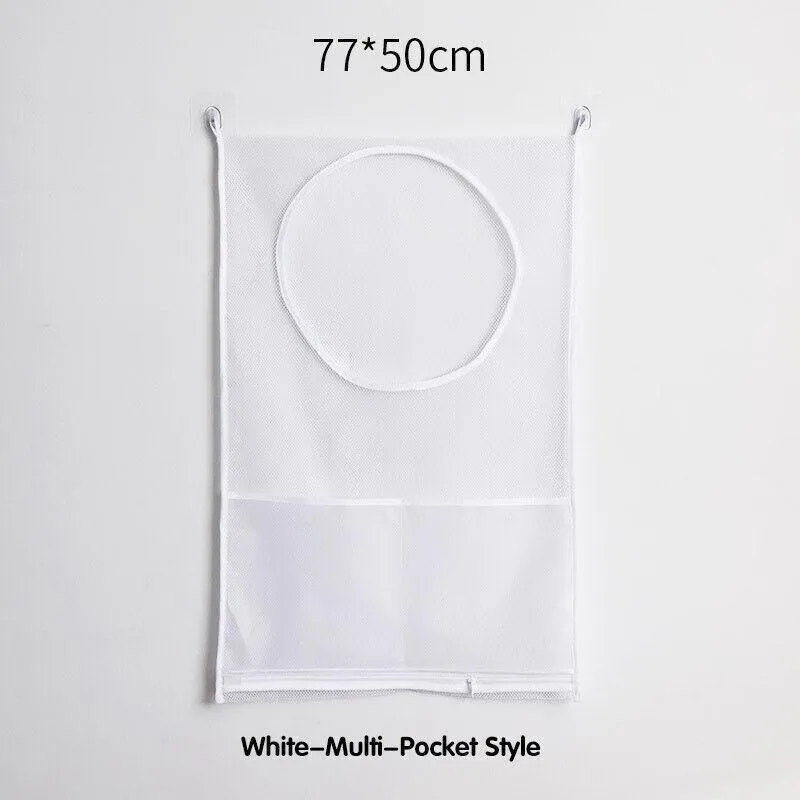 Hanging Laundry Bag 1PC 2Colours 2Styles 77x50cm