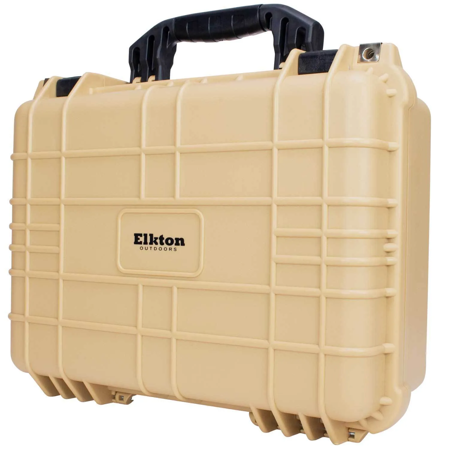 HARD 4 PISTOL GUN CASE WITH LOCKING HOLES & AUTO PRESSURE ADJUSTMENT