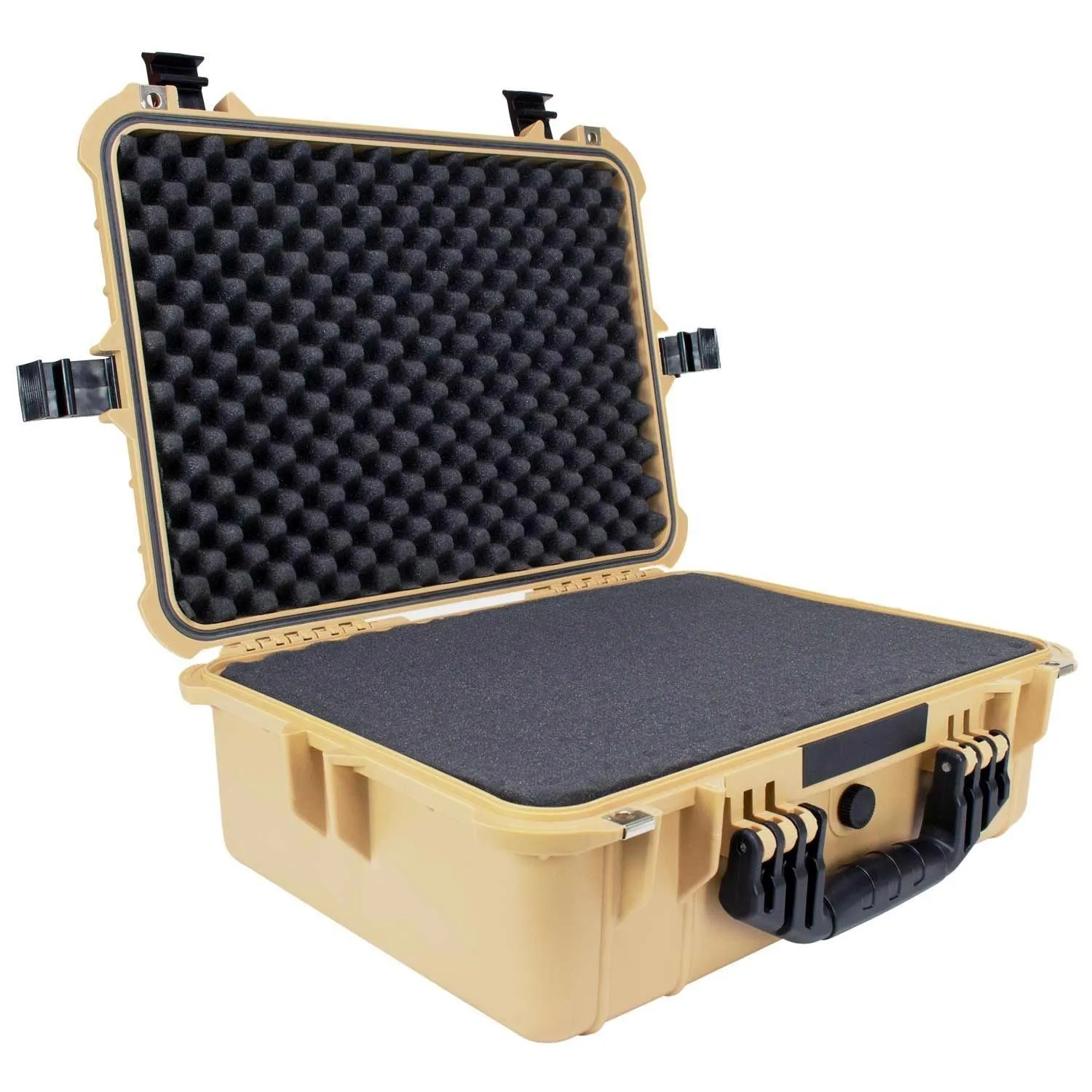 Hard 5 Pistol Gun Case With Locking Holes & Auto Pressure Adjustment