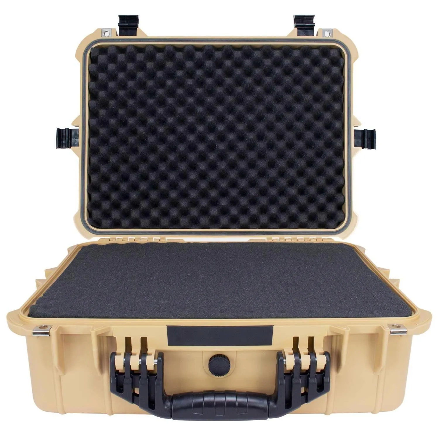 Hard 5 Pistol Gun Case With Locking Holes & Auto Pressure Adjustment