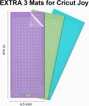 Hard Travel Case for Cricut Joy,Carrying Cases for Cricuts Easy Press Mini with 3 Cutting Mats,Waterproof Durable Portable Storage Bag for Craft Pen Set, Cutting Mat and Cricut Joys Accessories