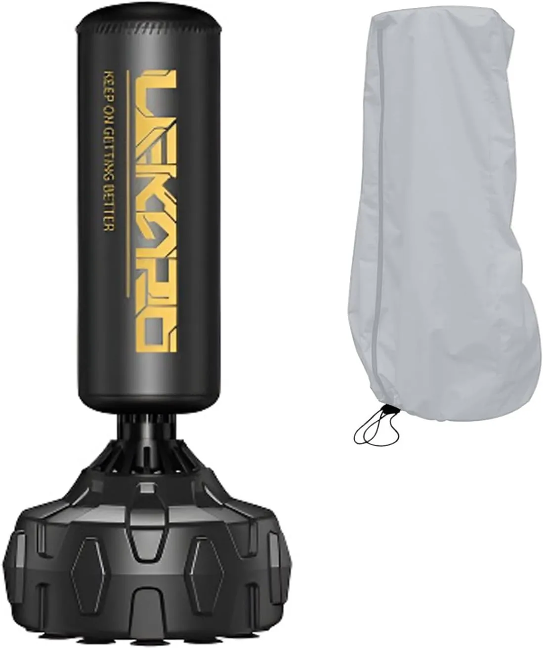 HEVSTIL Free Standing Punching Bag Cover, Outdoor Waterproof, Standing Boxing Bag Cover, Adjustable Thickened Heavy Punching Bag