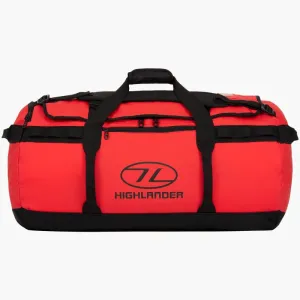 Highlander Storm Water Resistant PVC Kitbag - 90L-RED