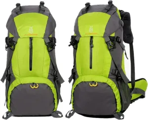 Hiking Backpack 60L Lightweight Waterproof Mountaineering Bag Durable Outdoor Sports Backpack For Mountaineering Camping Travel(Green)