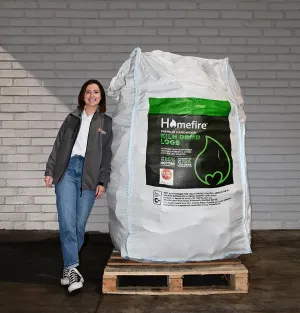 Homefire Kiln Dried Hardwood Logs - Bulk Bag (1.6m3)