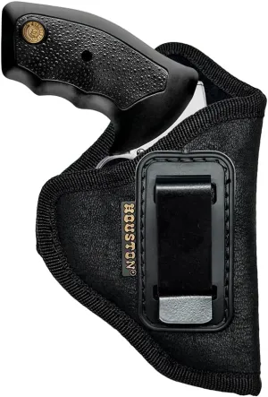 HOUSTON Gun Holsters - Nobuck ECO Leather Concealed Carry - .38, Smith & Wesson, Charter, Rossi, Taurus, Revolvers 5 Shots