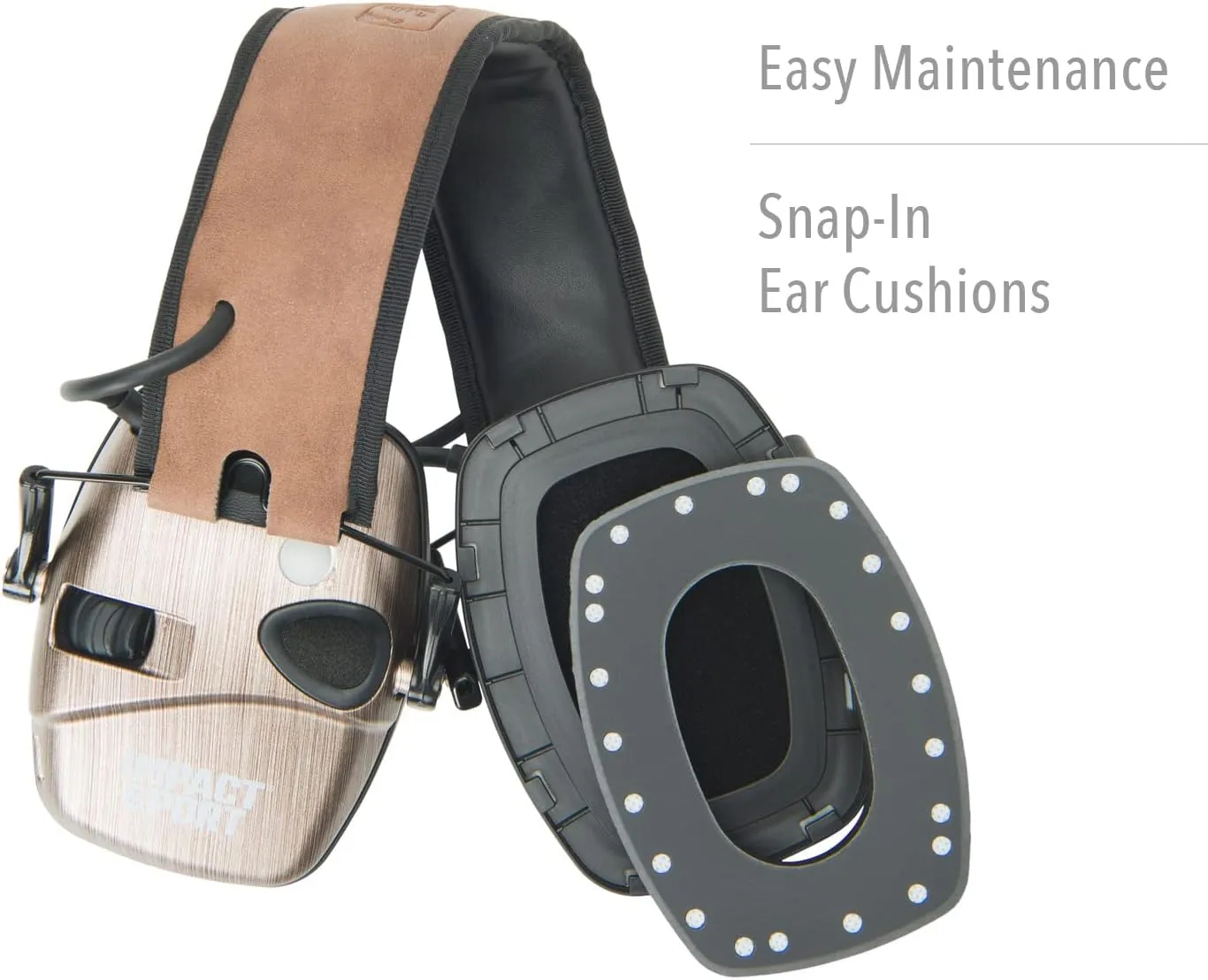 Howard Leight Impact Sport Bluetooth Shooting Earmuff, Black, 21dB Noise Attenuation, Unisex-Youth/Adults