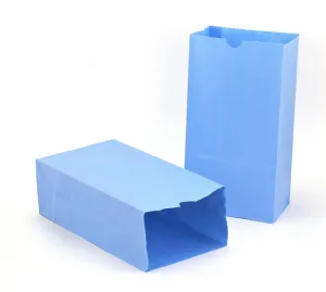 Hygloss Products Gusseted Bags - 6# Blue