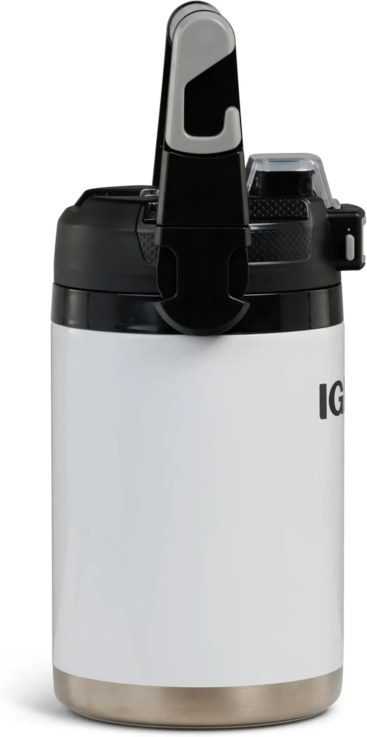 Igloo Rival Fusion 54OZ Insulated Water Jug, Large Water Bottle, Sports Water Jug, White