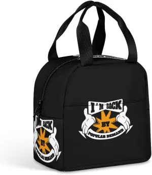 I'm Back by Popular Demand Reusable Lunch Bento Box Insulated Portable Handbags for Office Work Picnic for Men Women