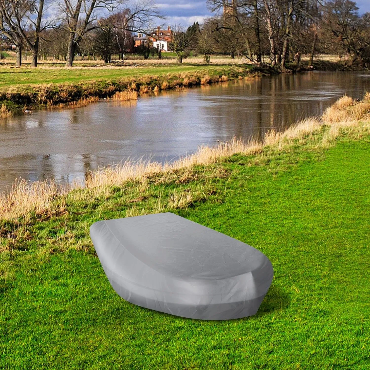 Inflatable Boat Cover - Paddle Boat Cover, Boat Cover Uv Protection | Waterproof Boat Protection Gear, universals Large Drift Boat Cover, Dust-Proof Anti-Uv Enlarged Kayak Boat Cover for Outdoor
