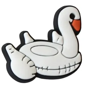 Inflatable Swan Shoe Charm