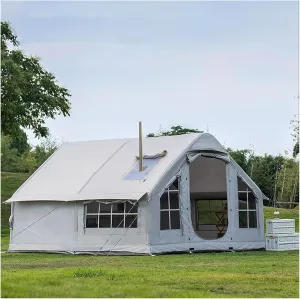 Inflatable Tents for Camping,Blow Up Tent, Inflatable Camping Tent for 2-8 Persons 4-Season Inflatable Tent Glamping Outdoor Air Blow Up Tent(Grey1)