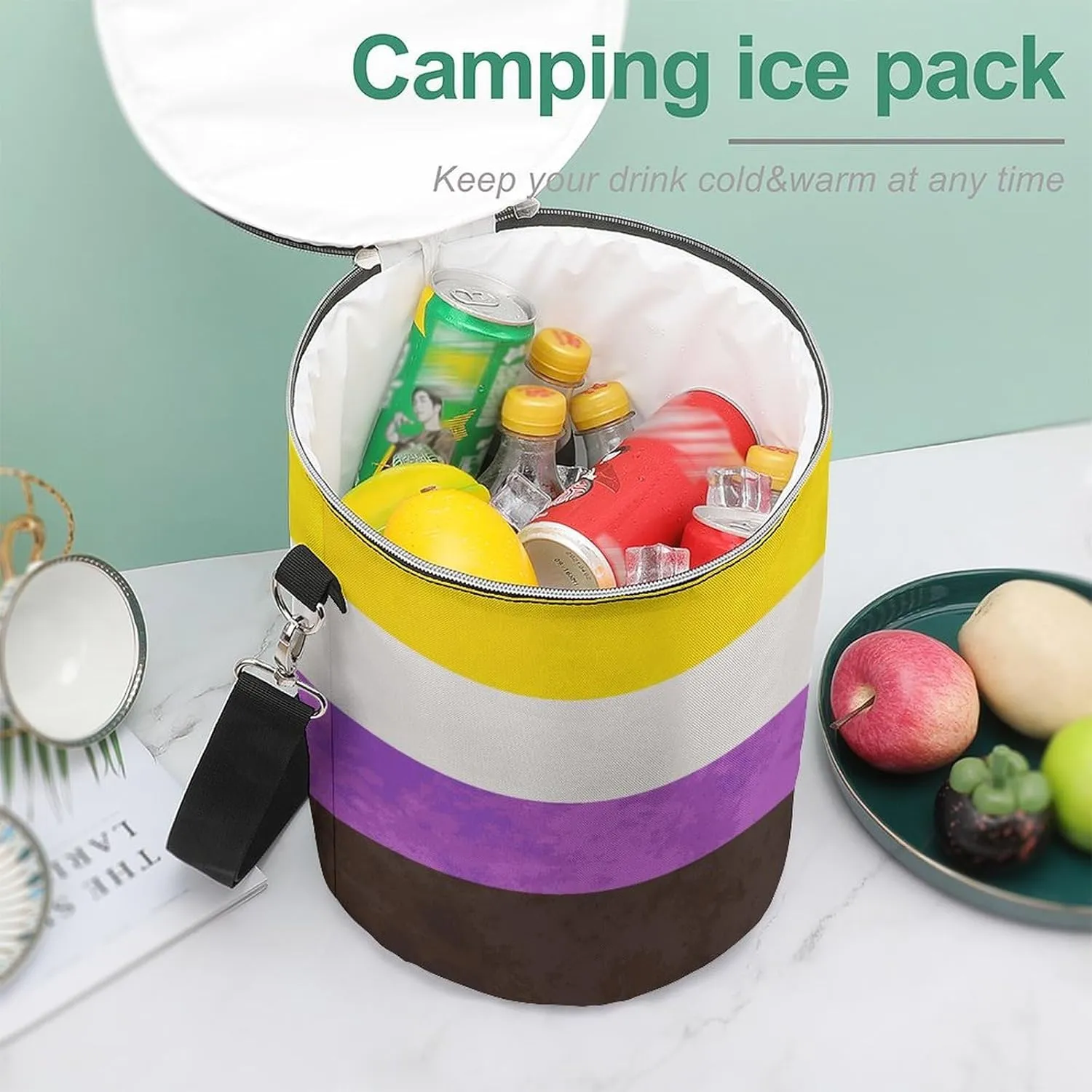 Insulated Cooler Backpack for Women and Men Picnic, Hiking, Camping, BBQ, Beach