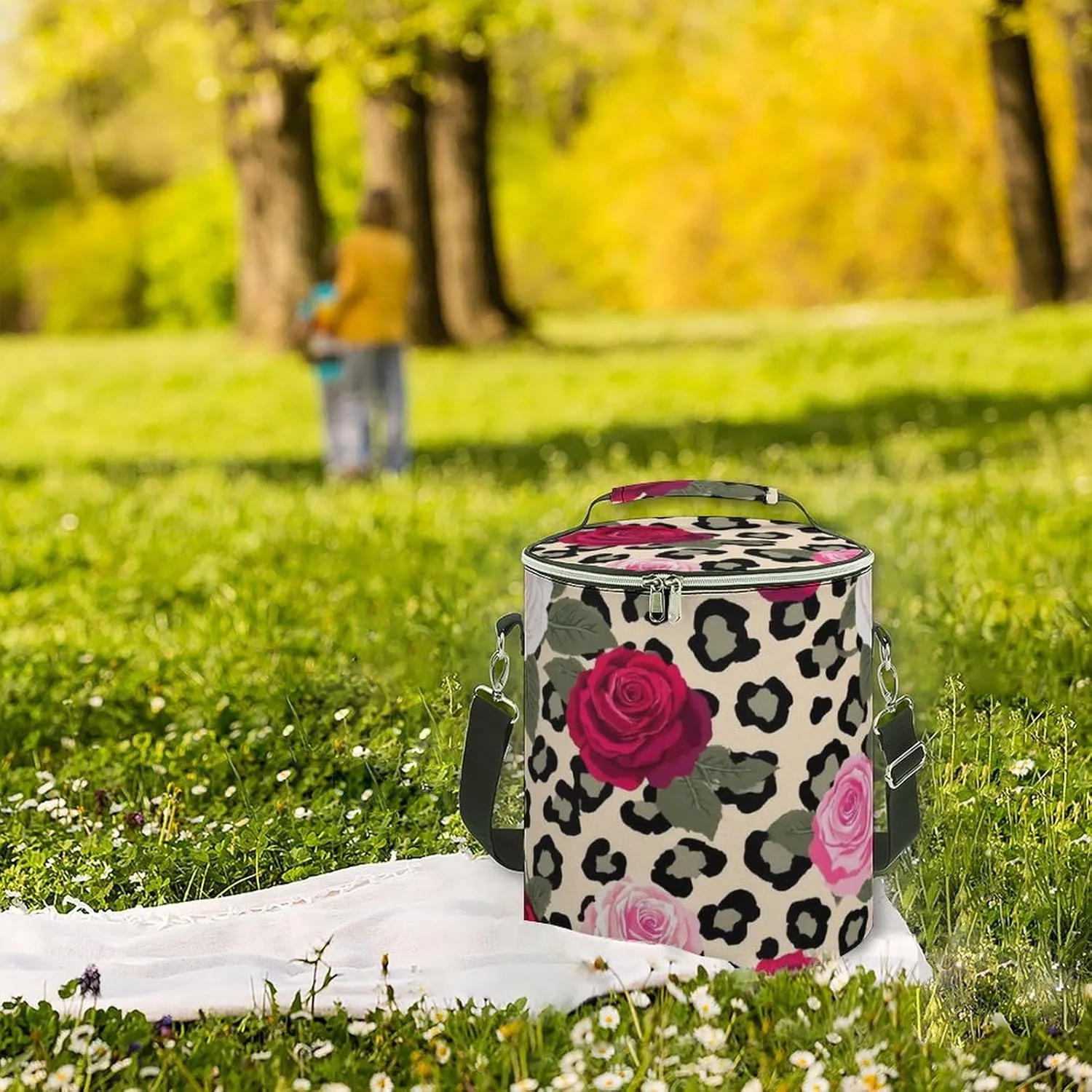 Insulated Cooler Backpack with Leak-Proof Liner for Beach, Picnic, Camping Use
