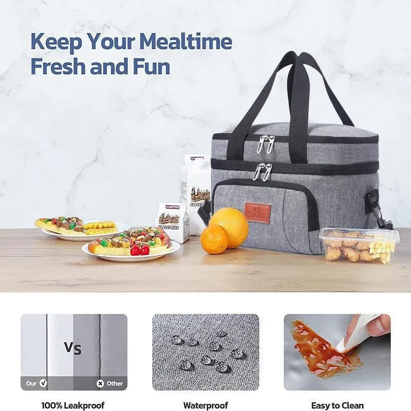 Insulated Lunch Bag With Shoulder Strap