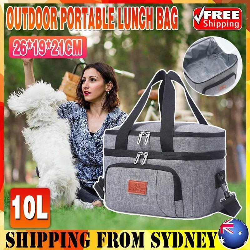 Insulated Lunch Bag With Shoulder Strap