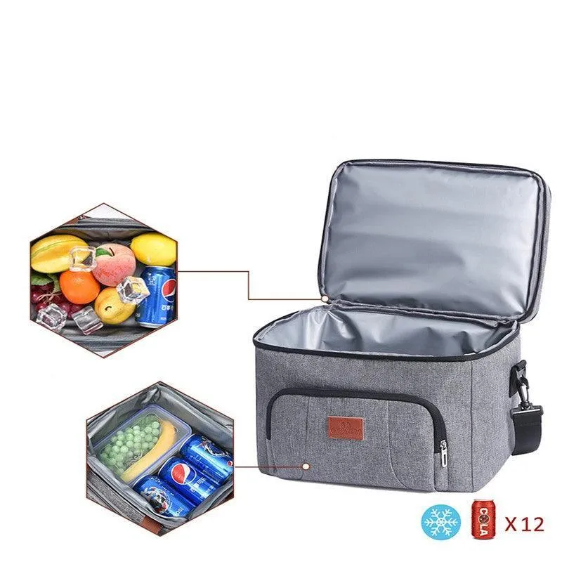 Insulated Lunch Bag With Shoulder Strap