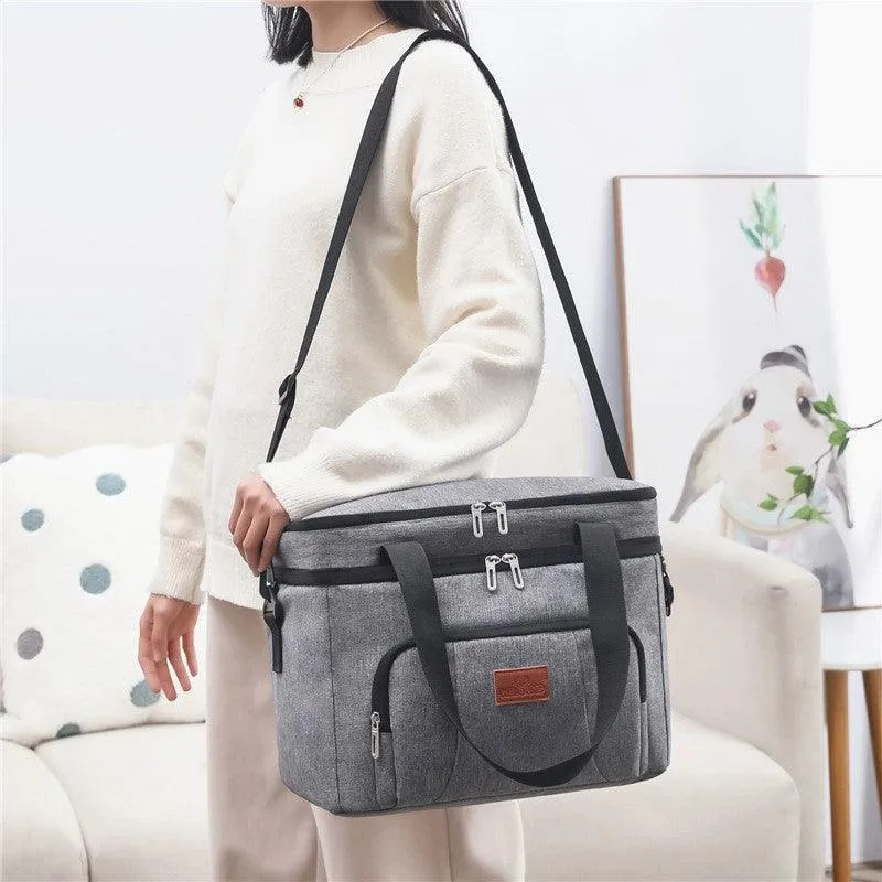 Insulated Lunch Bag With Shoulder Strap