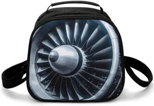 Insulated Lunch Box Jet Engine Lunch Bag for Women Men Meal Bags for Work Picnic Travel