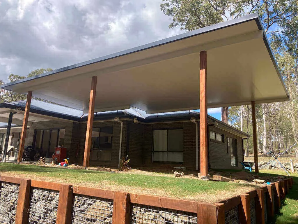 Insulated Patio/Carport Flyover 11 x 6.8m