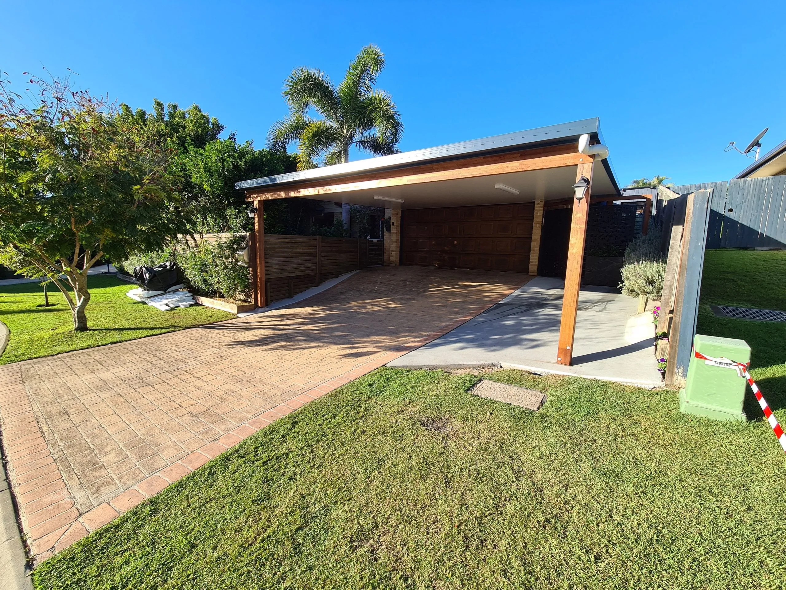 Insulated Patio/Carport Timber Fascia 11 x 4.0m