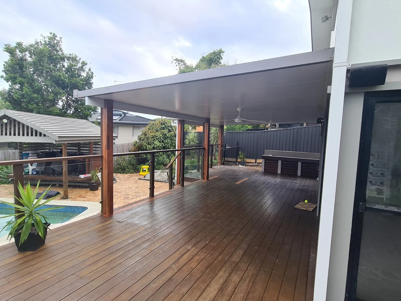 Insulated Patio/Carport Timber Fascia 11 x 4.0m