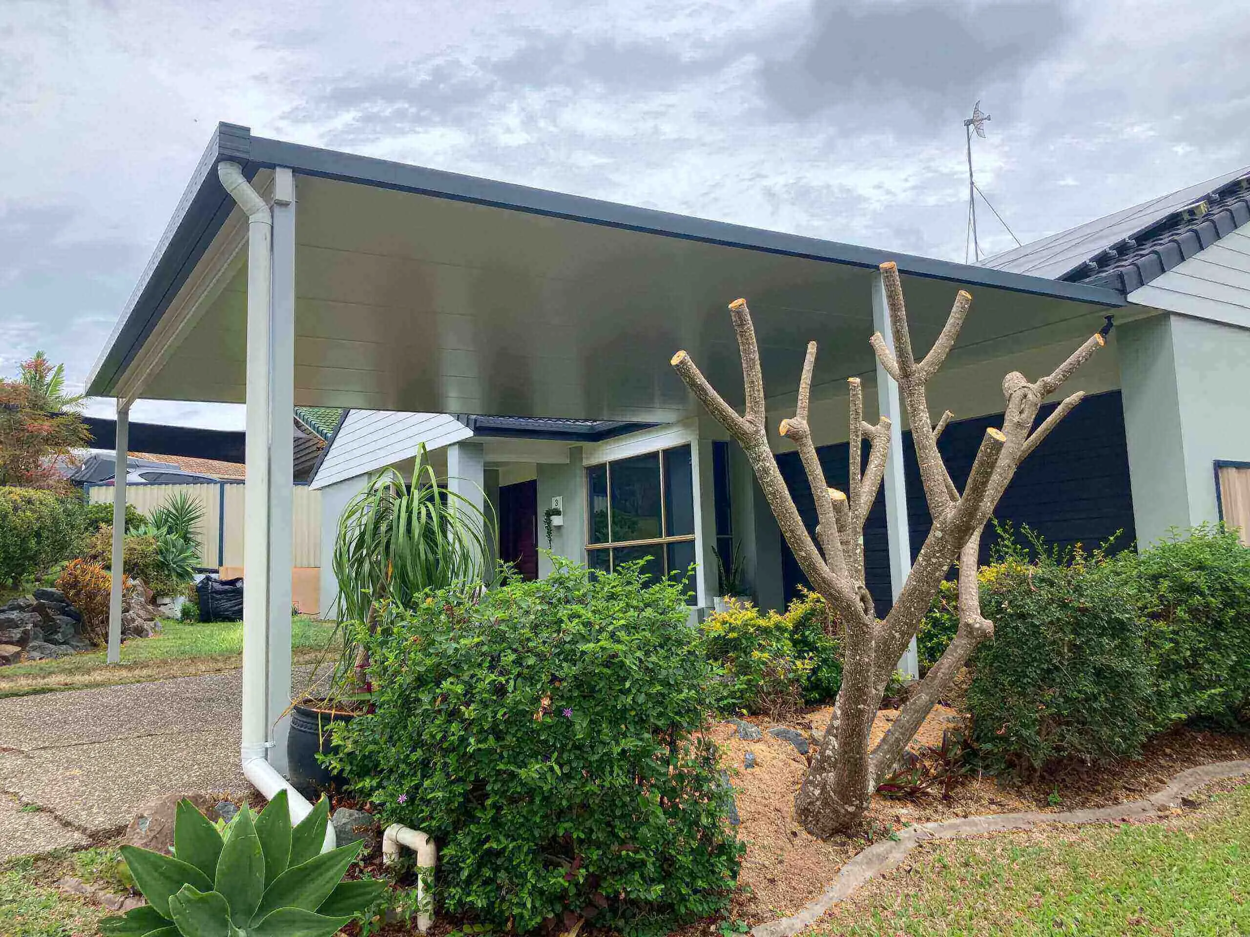 Insulated Patio/Carport Timber Fascia 3 x 2.5m