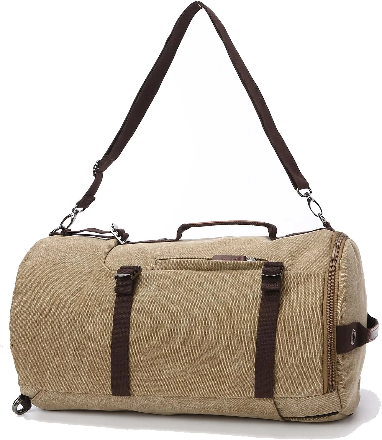 IT'SCARL Travel laptops, backpacks for women and men, leisure work bags, backpacks approved by airlines for hiking, business backpacks (khaki)