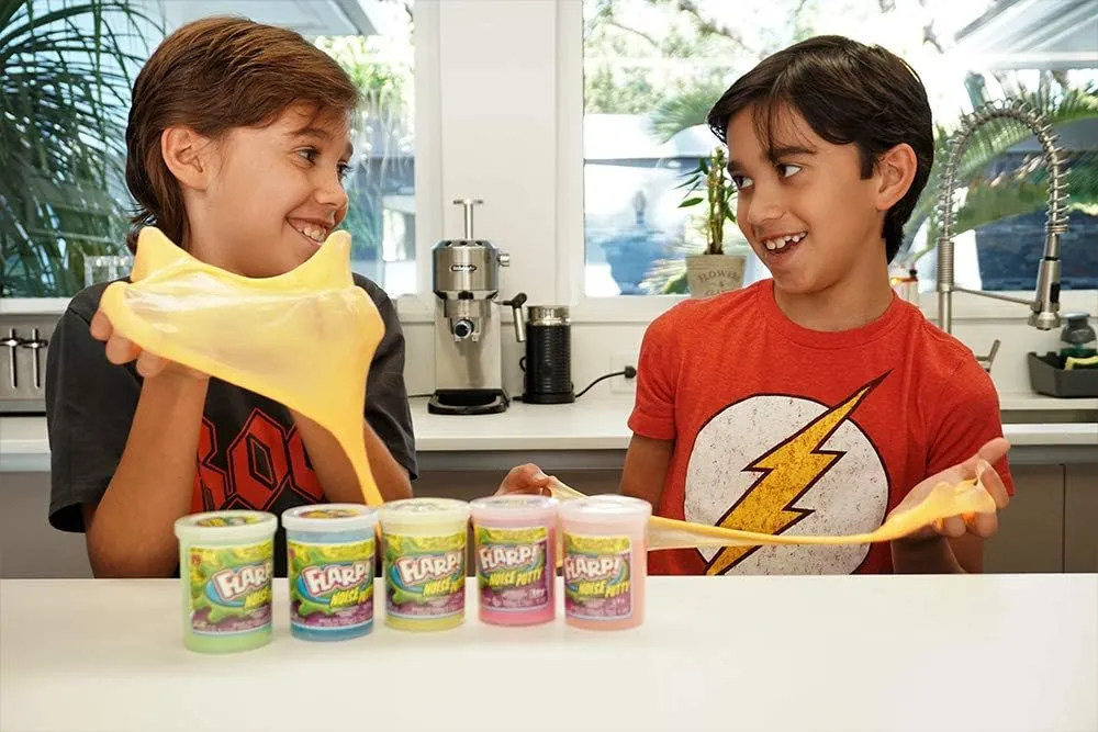 JA-RU Scented Flarp Noise Putty for Kids (24 Units Assorted) Fart Noise Maker. Hand Therapy Putty. Stress Relief Toy. Slime Party Favors & Goody Bag Stuffers. 10041-24p