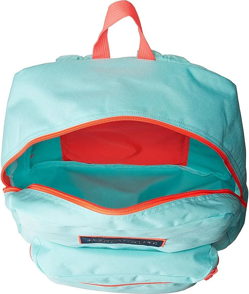 JanSport SuperBreak Backpack - Durable, Lightweight Premium Backpack - Black/White Zebra Strip