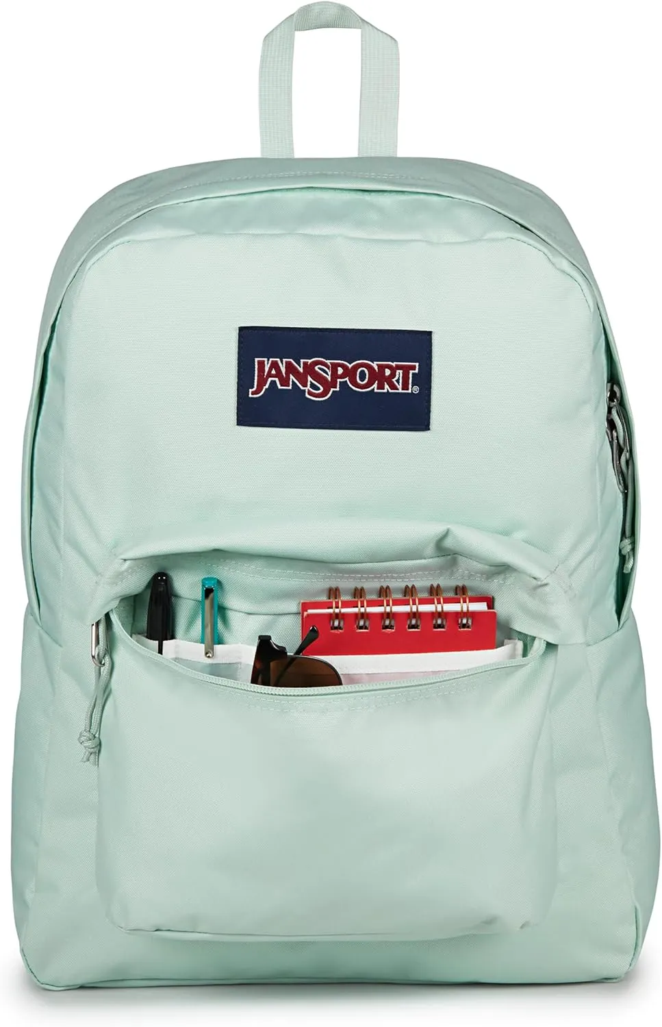 JanSport SuperBreak One Backpacks - Durable, Lightweight Bag with 1 Main Compartment, Front Utility Pocket with Built-in Organizer - Premium Backpack - Fresh Mint