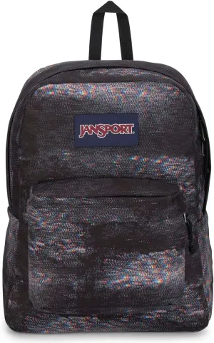 JanSport SuperBreak One Backpacks - Durable, Lightweight Bookbag with 1 Main Compartment, Front Utility Pocket with Built-in Organizer - Premium Backpack, Screen Static