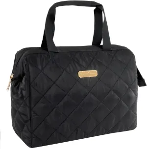Jessica Simpson Insulated Wide Open Lunch Bag for Women for Work, Travel, Beach Leakproof Lunch Box for Picnics & Camping (Majestic Midnight)