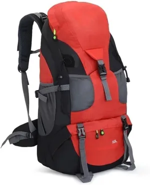 JSEIAJB 50L Travel Backpack Hiking Waterproof Trekking Bag Outdoor Camping Rucksack Mountaineering Backpacks