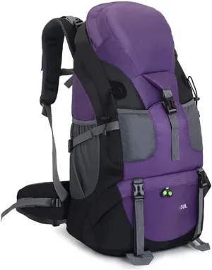 JSEIAJB 50LTravel Backpack Hiking Waterproof Trekking Bag Outdoor Camping Rucksack Mountaineering Backpacks
