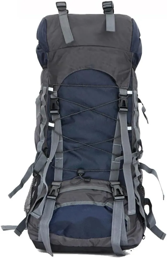 JSEIAJB 60L Nylon/Oxford Waterproof Dry Bag Outdoor Travel Backpack Camping Mountaineering Hiking Backpacks